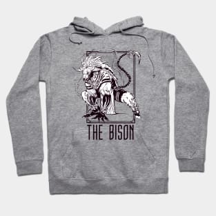 THE BISON (WHITE BG) Hoodie